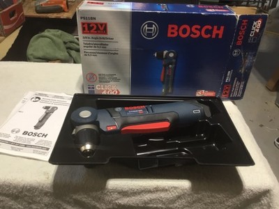 BOSCH #PS11BN 3/8'' ANGLE DRILL/DRIVER 12V BRAND NEW IN BOX TOOL ONLY