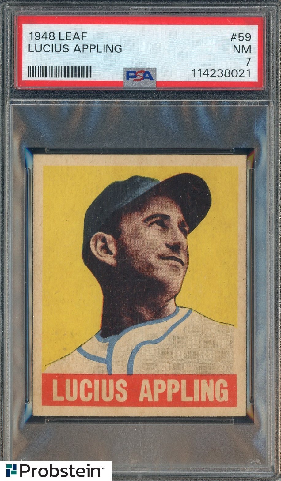 1948 Leaf #59 Luke Appling Chicago White Sox HOF PSA 7 NM