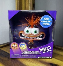Disney Pixar ANXIETY Inside Out 2 Collectible Bobble Head Figure 4.5" Brand New