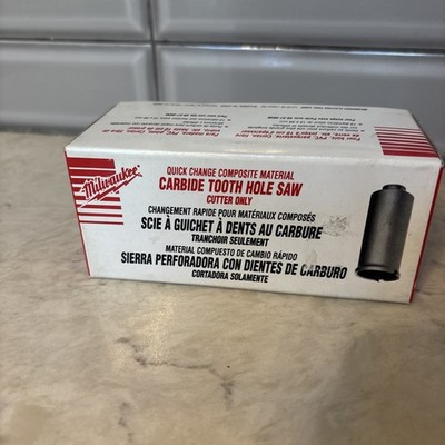 49-57-8409 Milwaukee 1-1/4  Carbide Tooth Hole Saw Quick Change Cutter
