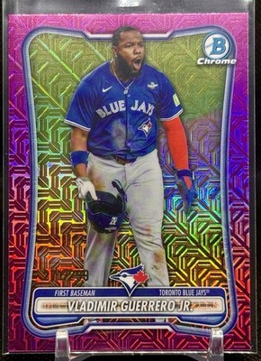 2026 Bowman Chrome - Vladimir Guerrero Jr #61 Fuchsia Mojo /299 - Blue Jays