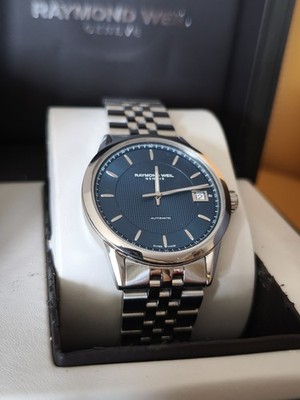 Raymond Weil Freelancer Automatic Herrenuhr 42,5mm Blaues Zifferblatt