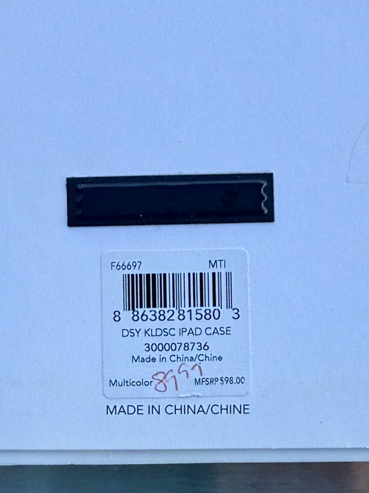 COACH Molded iPAD Case 2 3 or 4 - Multi-color Pink Orange Cream White - Image 4 of 4