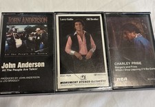 3 Country Western Cassette Tapes