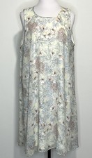 Tommy Hilfiger Floral Dress Womens 16 Lined Sleeveless Shift A Line Knee Length
