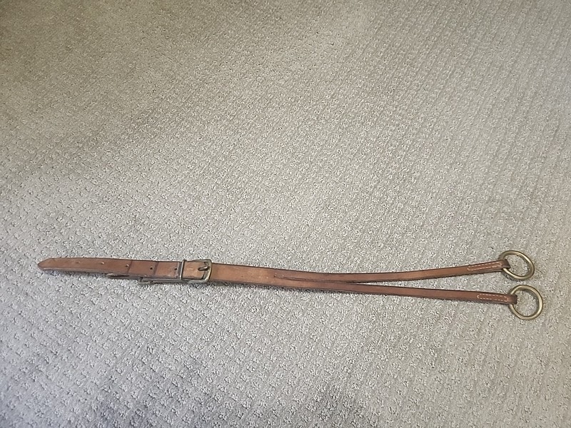 Heavy Harness Leather Adjustable Western Training Fork