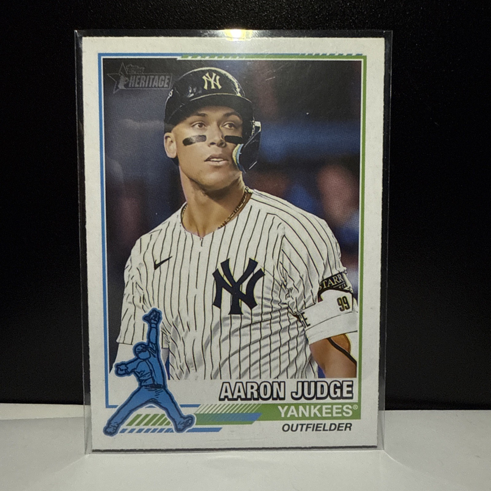 2025 Topps Heritage Aaron Judge #76R-14 Redefined 1976 Insert Card NY Yankees