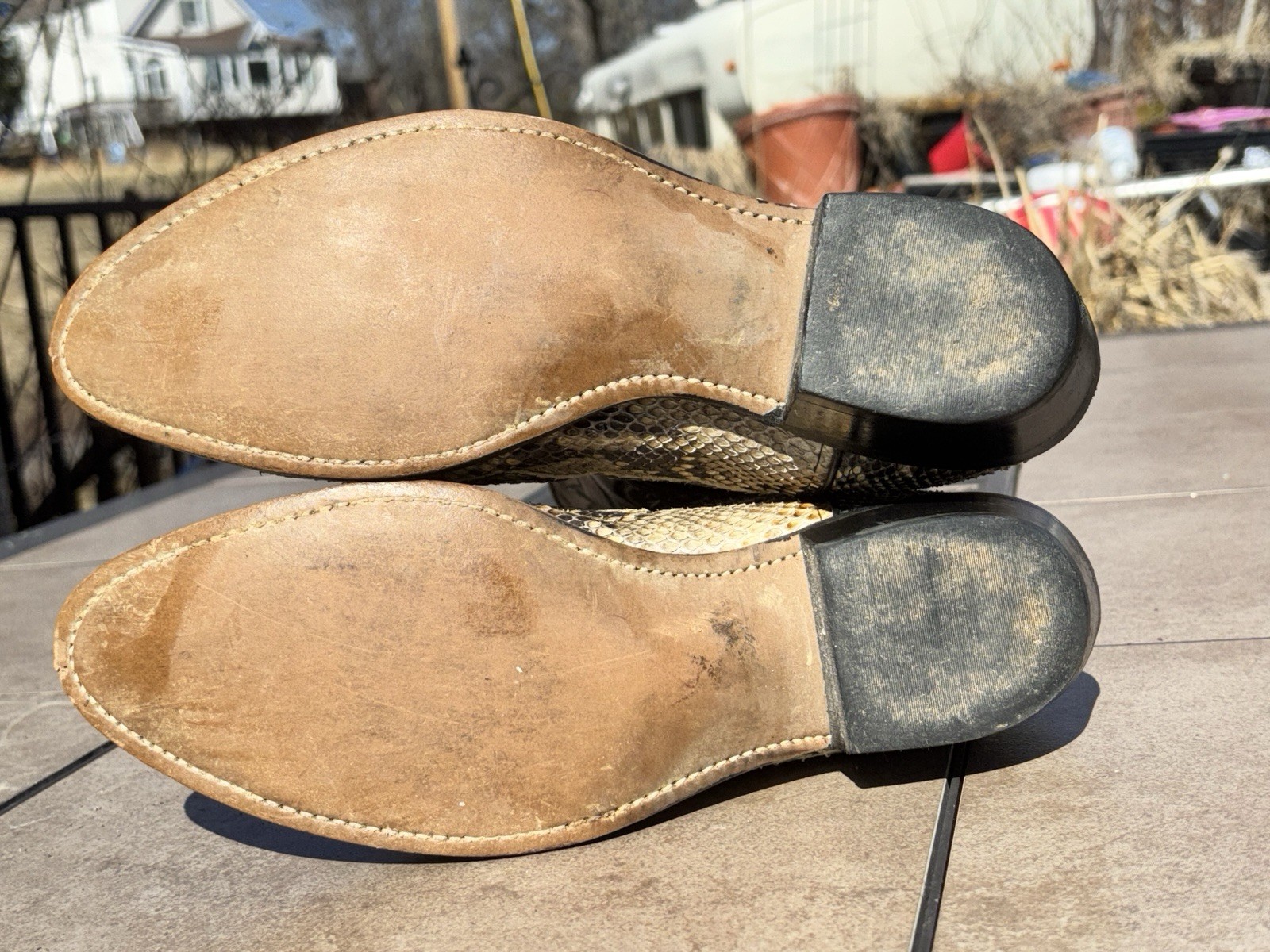 Laredo 6730 Mens 10EE Genuine Python Snakeskin Bo… - image 7