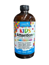 Kids Attention Focus Formula By Livingston Natural Herbal Labs, Plant-Based Food