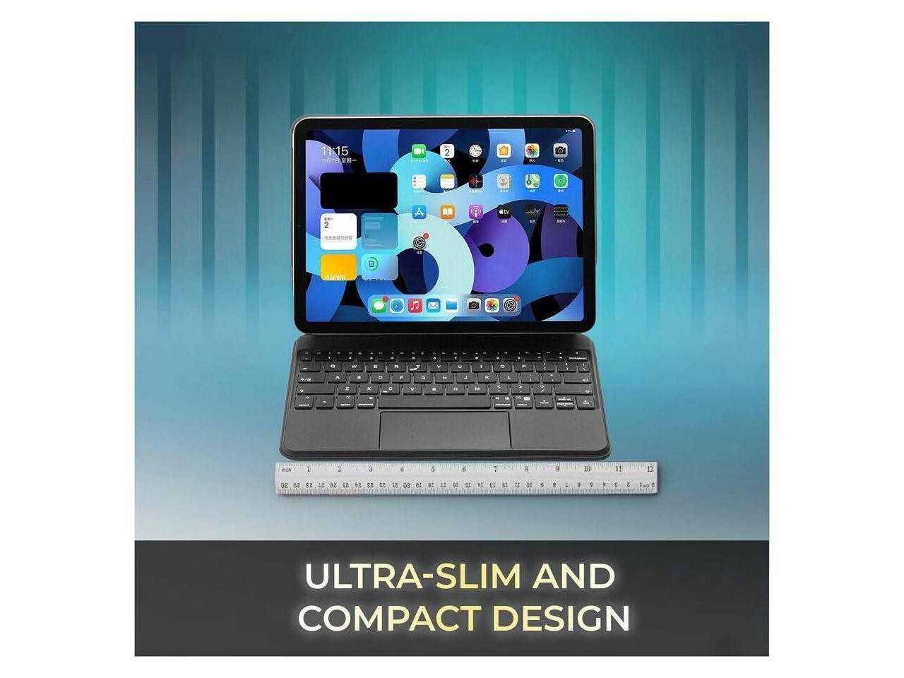 Adesso Portable Keyboard/Cover Case for 12.9" to 13" Apple iPad Pro (3rd Generat