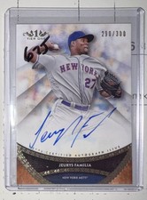 Jeurys Familia 2017 Tier One Prime Performers Auto /300 New York Mets