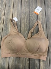 Warners Wireless Lightly Lined Bra XL Nude Comfortable Stretch Fabric