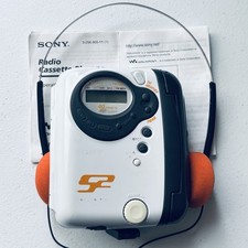Sony Walkman WM-FS222 Sports Cassette Player - New Belt - Reconditioned