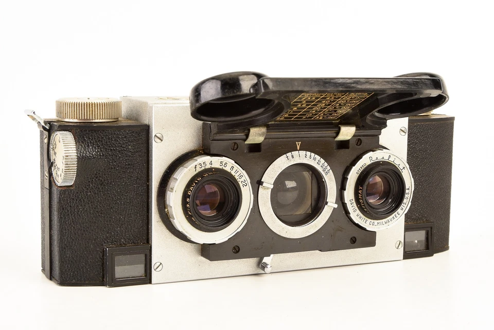 Cámara fotográfica estéreo telémetro realista estéreo David White de colección V29 Foto 2 de 4