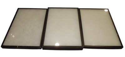 3 USED Display Riker Case Mount Box Size 14 x 20 x 1 3/4'' FREE SHIPPING