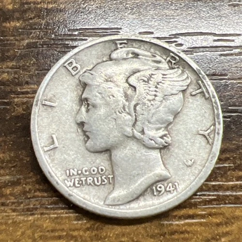 1941-S MERCURY SILVER DIME ACTUAL COIN Get More Today & Save Shop Here Buy Here