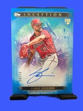 2024 SLADE CECCONI (RC) Autograph Topps Inception Blue /10 #BRES-SC