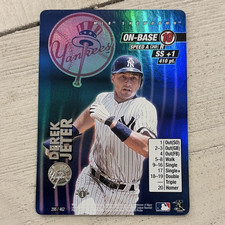Wizards of the Coast 2001 MLB Showdown Derek Jeter Yankees #295/462 Holofoil