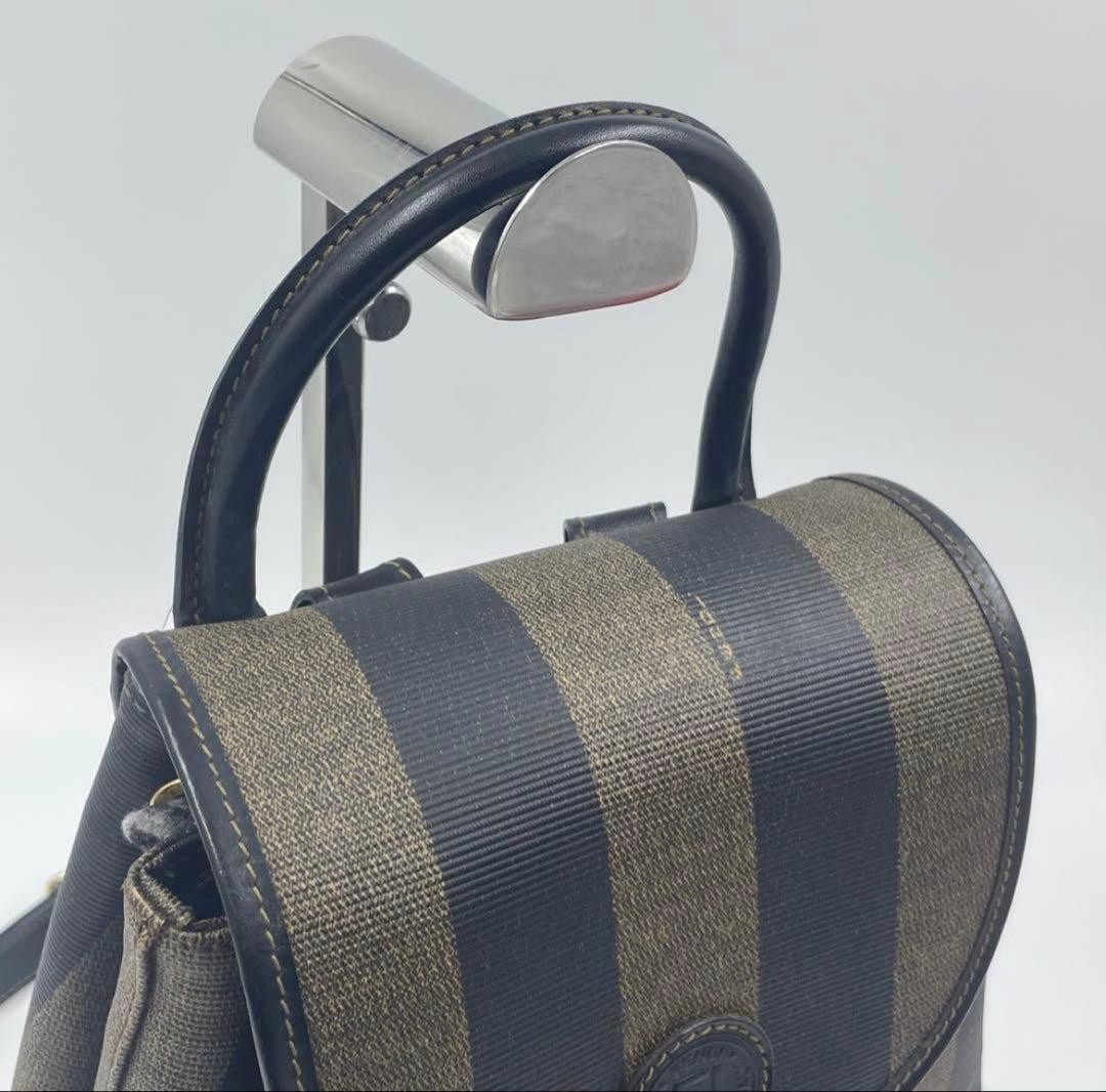 Authentic Fendi Backpack Pecan Leather 12cm Deep, 25cm Tall, Adjustable Strap image 7
