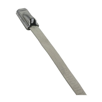 PANDUIT MLT2S-CP Cable Tie,7.9 in,Silver,PK100 2CMP9