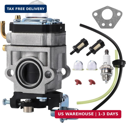 56257 57341 63022 Carburetor for Harbor Freight 52cc 2HP Predator Earth Auger Co - Picture 1 of 6