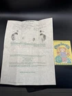 Vintage 1983 Cabbage Patch Kids Birth Certificate Adoption Papers Georgena