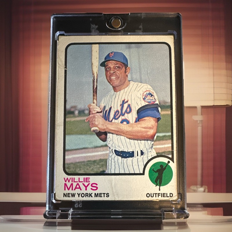 1973 Topps Willie Mays #305 Mets Giants