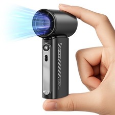 19000 RPM High Speed Portable Handheld Fan,100 Speeds Mini Turbo Fan, 3600mAh...
