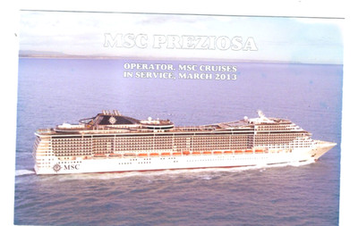 KREUZFAHRTSCHIFF MSC PREZIOSA