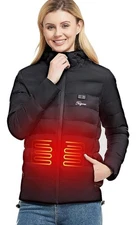 Telguua Heated Jacket Hood for Women with  Battery Winter Body Warmer L (defect)