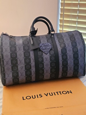 Louis Vuitton X Nigo Keepall ECLIPSE Travel Bag Giant Monogram Canvas 55 Bandoul