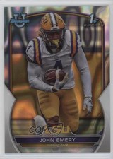 2022 Bowman U Chrome Lava Refractor 9/100 John Emery Jr John Emery #67 p8v