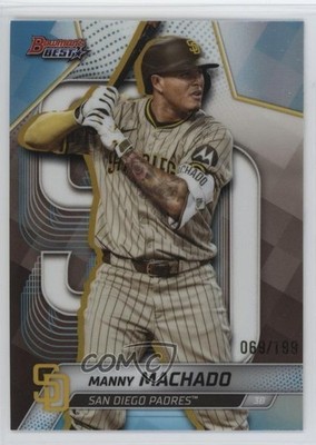 2025 Bowman's Best Aqua Refractor 69/199 Manny Machado #6 1u7g