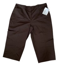 NWT Sag Harbor Cropped Chino Pants Womens Plu...