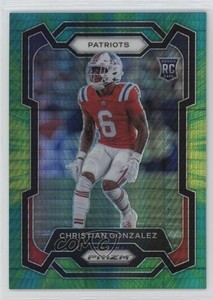 2023 Panini Prizm Rookies Hyper Prizm /175 Christian Gonzalez #369 Rookie RC