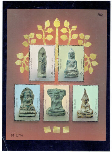 THAILAND 2005 Buddha Amulets S/S CV $12.00 - Picture 1 of 1