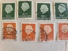 Vtg 1953s-1958 NETHERLANDS Stamp 25C 35C 45C 50C 60C 70C 80C Estate 55 Stamps — photo 2