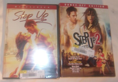 STEP UP AND STEP UP 2 THE STREETS DVDS NEW SEALED