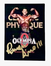RAMON QUERIOZ SIGNED 2021 MR OLYMPIA CARD RACC TRUSTED SELLER BODYBUILDER DINO C RAMON QUERIOZ SIGNED 2021 MR OLYMPIA CARD RACC TRUSTED SELLER BODYBUILDER DINO C