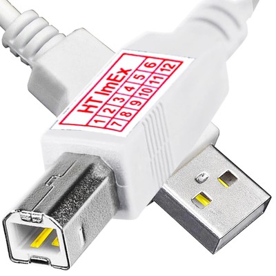 Weiß USB Druckerkabel Scanner Anschluss Samsung SCX-4521F, SCX-4500W, SCX-5112F
