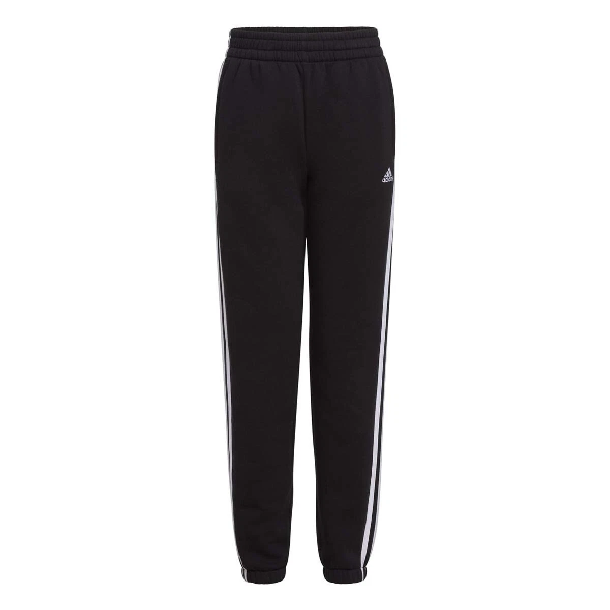 Adidas Girls Elastic Waistband 3-Stripe Fleece Joggers - Sz Xs