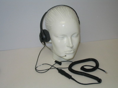 Plantronics SupraPlus H251 Mono Headband Headset for Avaya 1608-I 1616 9608 9620