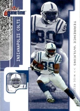 2001 Fleer Game Time Terrence Wilkins 86 Indianapolis Colts