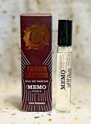 Memo Paris~FRENCH LEATHER~Eau de Parfum~5ml / 0.17 fl oz~Mini Size Spray~NIB~