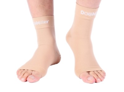 Doc Miller Arch Support Compression Ankle Socks Plantar Fasciitis Brace SKN/NUDE