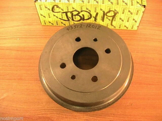 Tambor freno trasero Toyota Corolla 1200 3KC 1970-1974 Foto 3 de 4