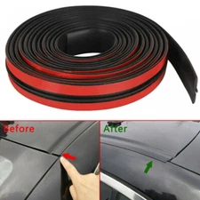 3M/10FT Car Rubber Front Rear Windshield Panel Seal Strip Sealed Moulding Trim