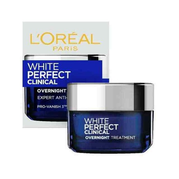white perfect clinical night cream