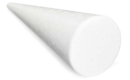 6-Pack Foam Cones for Crafts, 9.7 x 24 cm, White Xmas DIY Home Craft Project - Picture 8 of 15