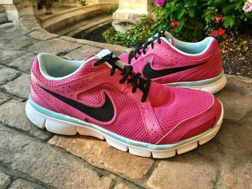 Nike Flex Experience Run 2 Womens 10M Pink/Blue 2013 599548-602 Running Shoe - Picture 9 of 16